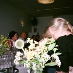 Brudepar og blomster