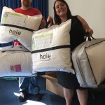 Høne, Martin, Yasmin, Yunus & Stefan- 2 hovedpuder og 2 dyner