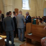 Bjørns morfar Anders ankommer i Kirken