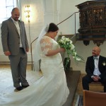 Bjørn er imponeret over kjolen