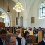 Kirken er godt fyldt