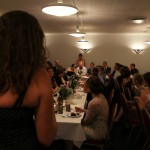 Rikke, Ulrik & Emma holder tale