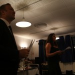 Rikke, Ulrik & Emma holder tale